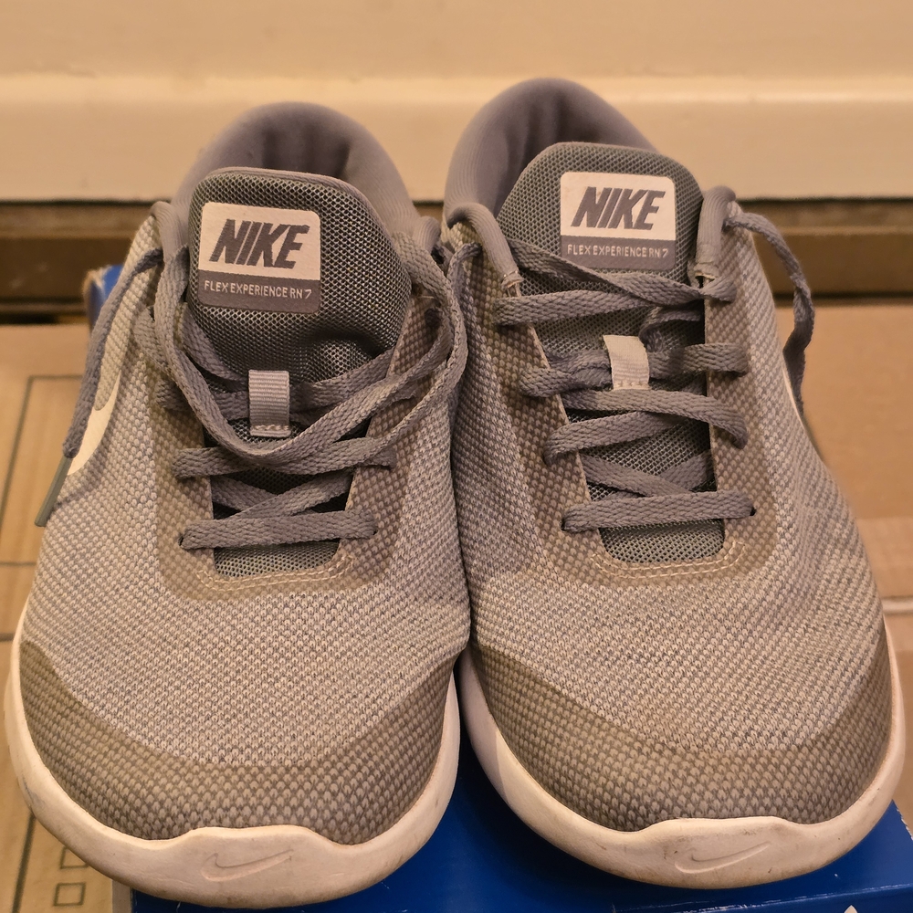 Nike Grey Flex Experience RN 7 Running Shoes